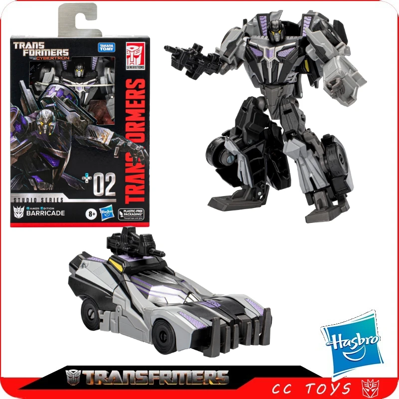 

In Stock Hasbro Transformers Toy Studio Series SS-GE 02 Barricade Models Anime Movie Toys Robots Action Figures Gifts Hobbies