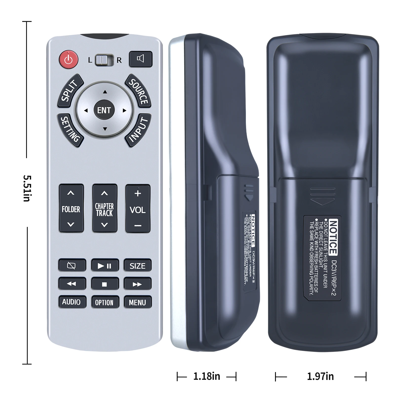 Imagem -05 - Controle Remoto de Visão Traseira para Toyota Sienna Controle Remoto 8617050500 Oem 2023 182023 2023