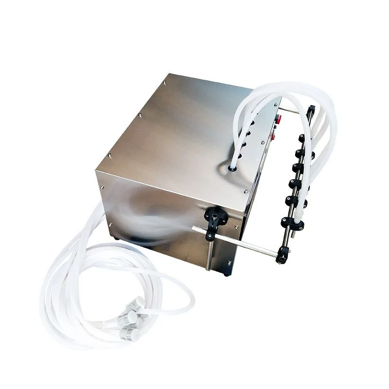 

Small semi-automatic liquid quantitative filling machine Baijiu beverage bottled water glass