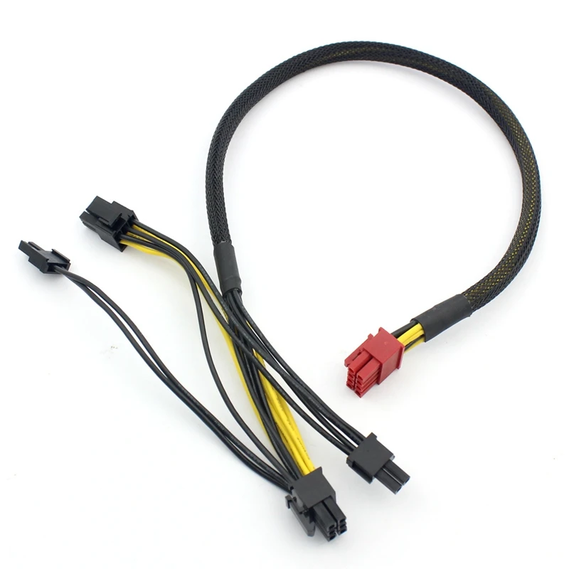 18AWG PCI-E Graphics Card Modular Power Cable 8Pin To Dual 8Pin Power Supply Cable For Antec ECO TP NP Series, 50Cm