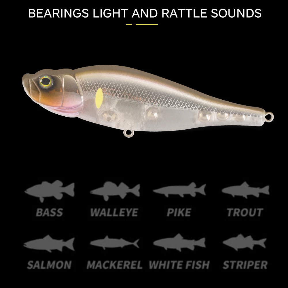 D1 Poppers 95MM 14G Señuelos Topwater Bass con Rattle - imagen 5