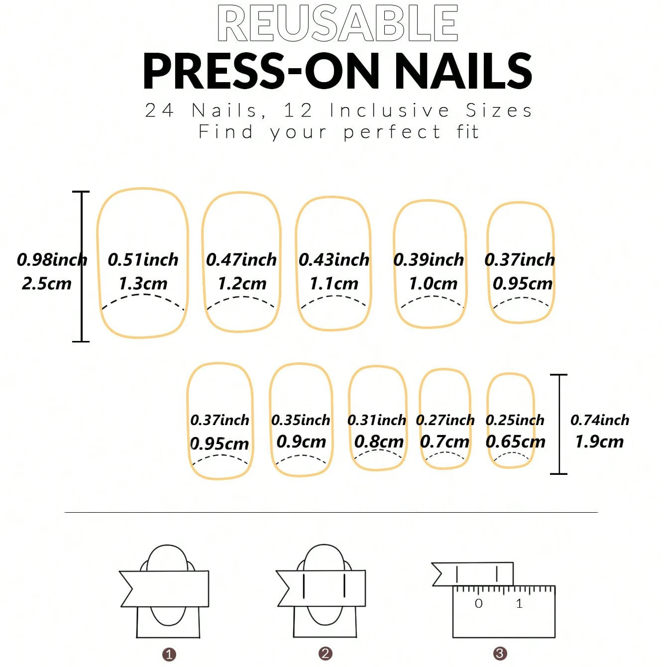 24PCS Medium Square Marble Fake Nail Design With Glossy Gold Glitter Nail Coffin Acrylic Nail White Blue Whirlpool Women'S Nail