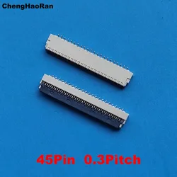 테스트 보드 DIY 부품용 노트북 키보드 인터페이스용 FFC 플랫 케이블 커넥터 소켓, 45P, 45 핀, 0.3mm 피치, 5 개, 10 개, 50 개, 100 개