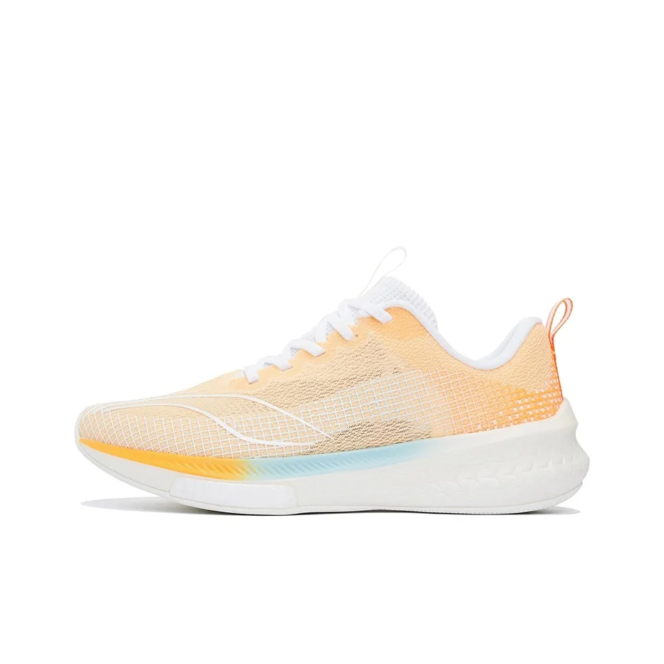Li Ning Red Hare 5 Pro Running Shoes Women's Low Top Fluorescent Milk Yellow ARMS004-12