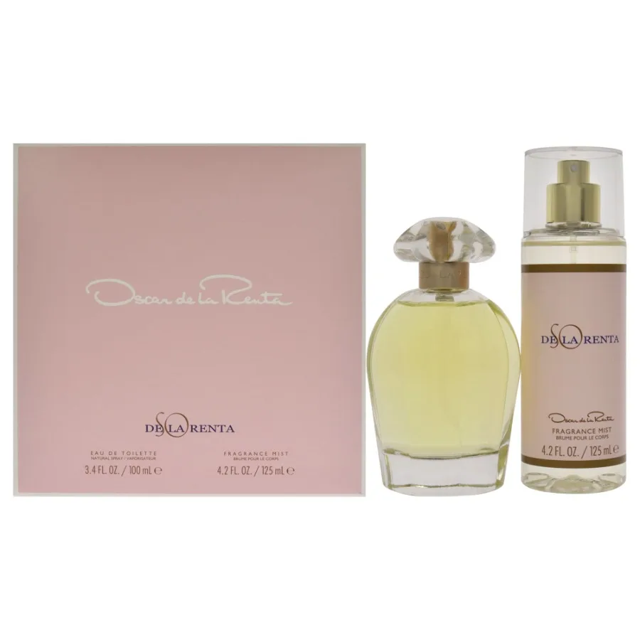 

So de la Renta by Oscar De La Renta for Women 2 Pc Gift Set 3.4oz EDT Spray 4.2oz Fragrance Mist