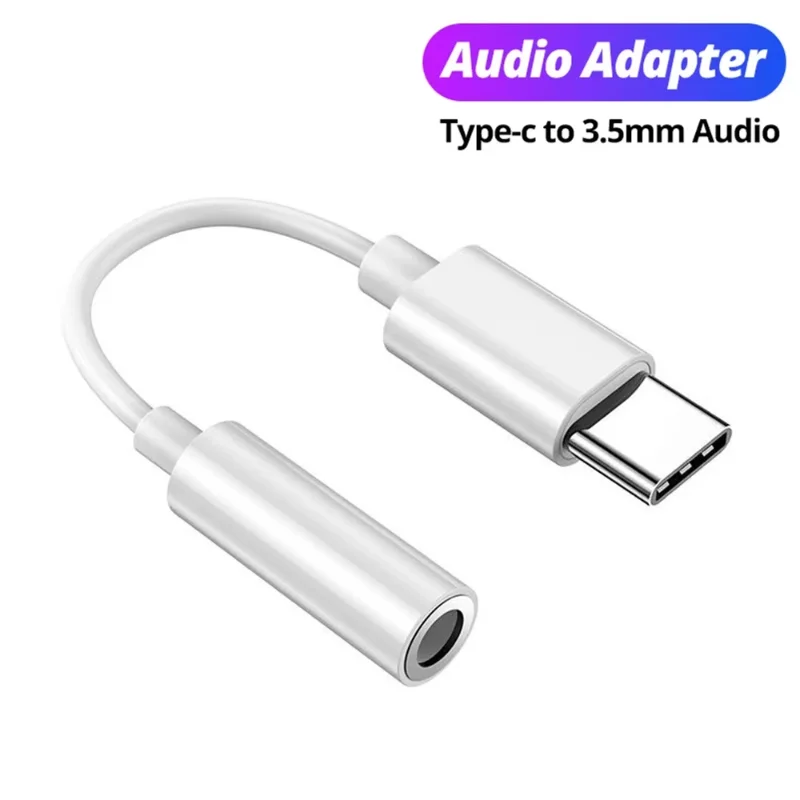 Type C To 3.5 MM Aux Adapter Type-C 3 5 Jack Audio Cable For Huawei V30 Mate 20 P30 Xiaomi Mi 10 9 For Android