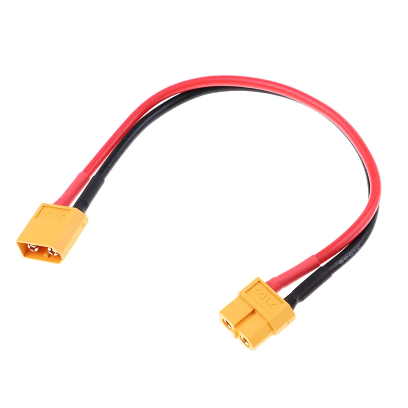 XT60 12AWG Parallel Battery Connector Male/Female Cable Dual Extension 15CM/60CM Silicone Wire For RC Battery Motor