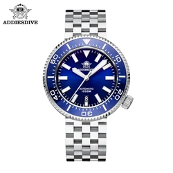 ADDIESDIVE Diver Watch Sapphire Glass NH35 Men's Watch Ice Hockey Dial Steel BGW9 Luminous 1000M Waterproof Automatic Wristwatch