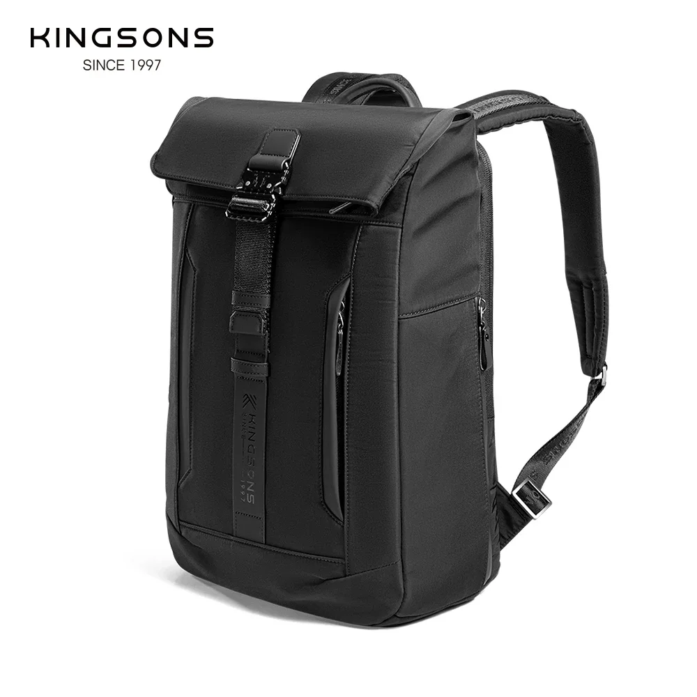 

Kingsons Urban Style Backpack For Men 15.6 inch Laptop Business Travel Backpack W/ Usb Charging Port Waterproof Wear-resistant