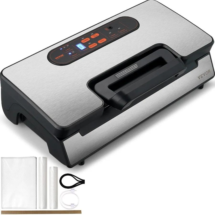 

Vacuum Sealer Machine 90Kpa 130W Powerful Dual Pump and Dual Sealing Dry and Moist Food Storage Automatic and Manual Air Seali