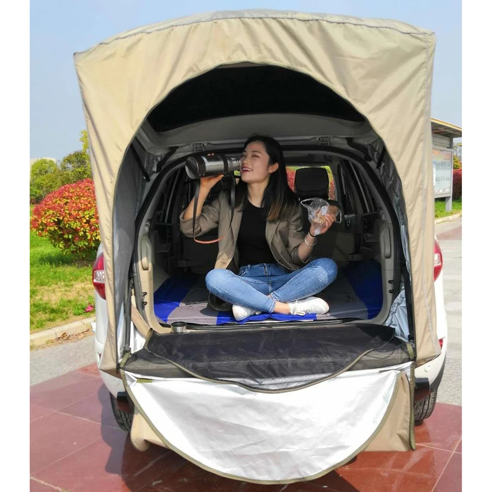 

Car Rear Tent Outdoor Roof Equipment Camping Canopy Tail Ledger Picnic Awning For Peugeot 3008 Only For SUV