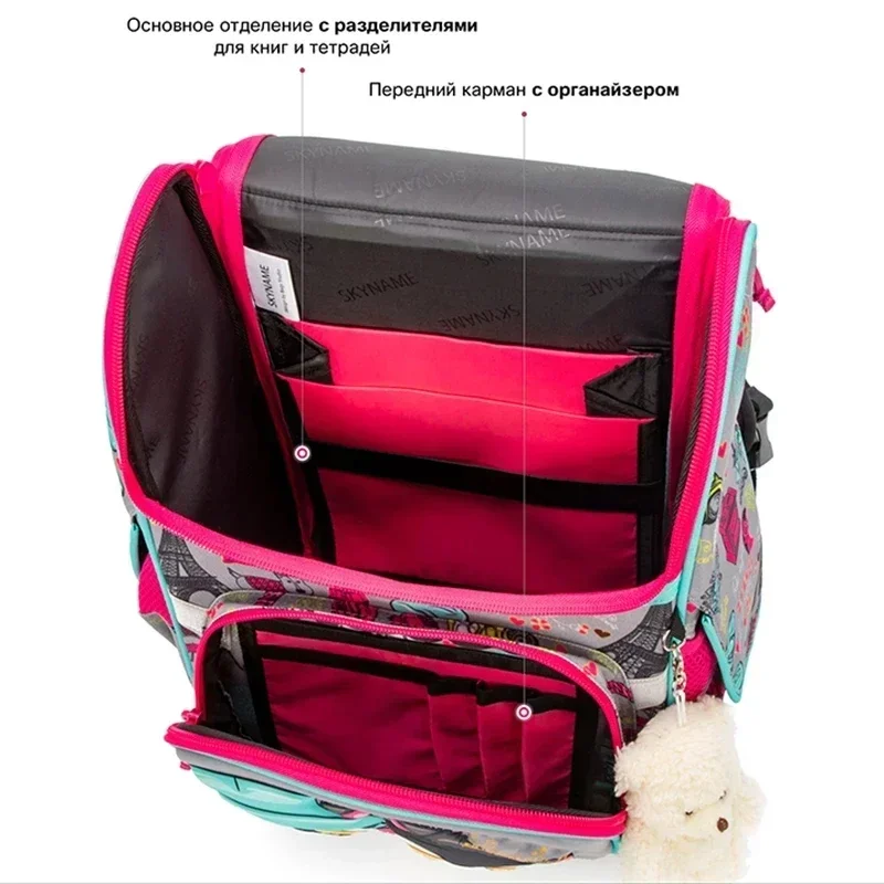 Sacs d'école de dessin animé pour enfants, sac à dos Orth4WD, cartable pour enfants, sac à dos pour filles et garçons, marque de haute qualité