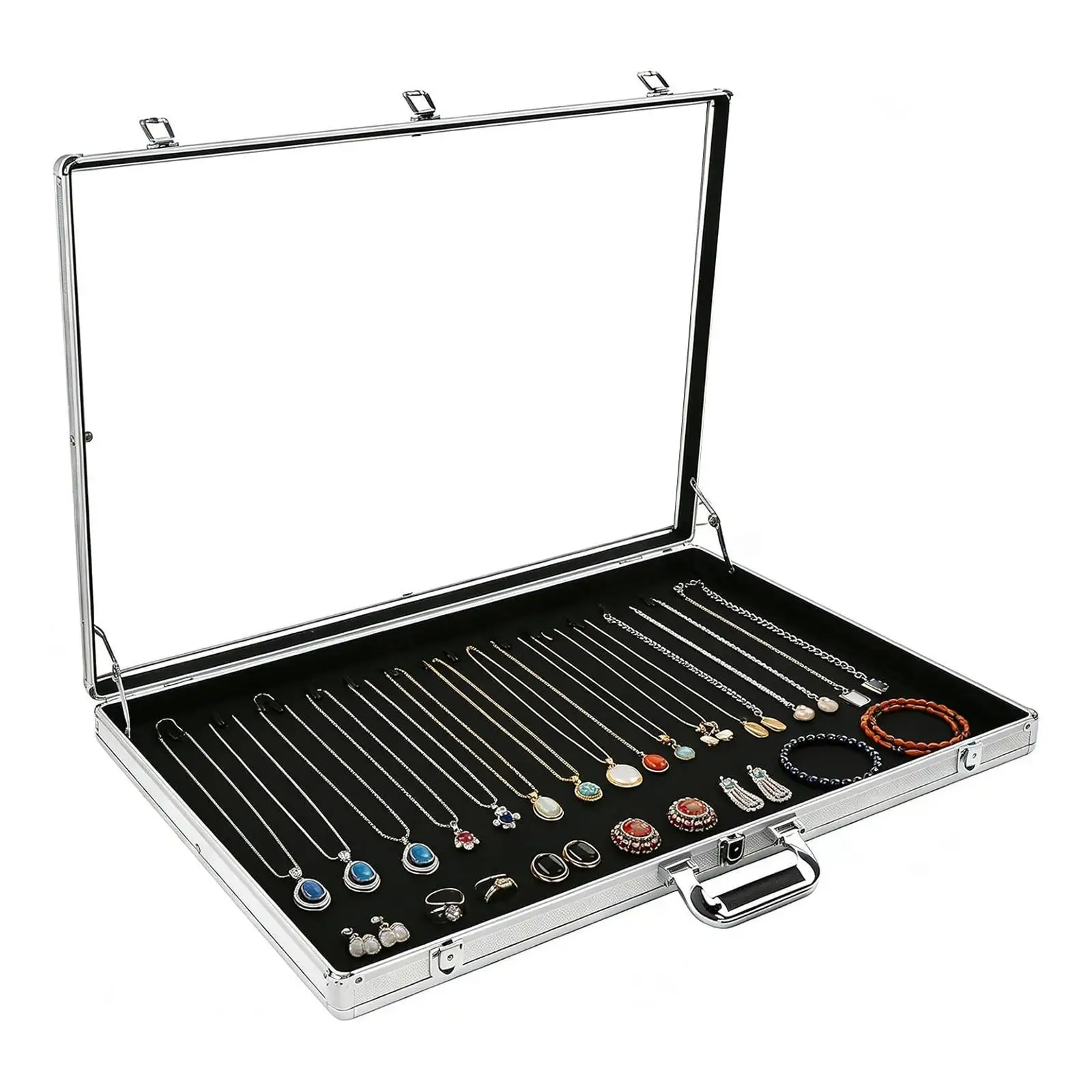 

Trading Card Display Case Tabletop Showcase, 70cmx50cm Jewelry Display Case for Watch