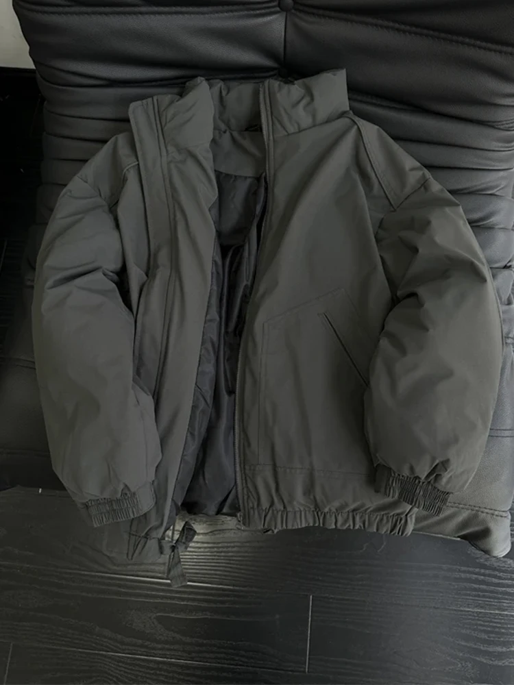 

Американская утепленная хлопковая куртка-бомбер, водонепроницаемая, ветрозащитная, мужская зимняя куртка Cleanfit, повседневная, с длинными рукавами, стандартного кроя