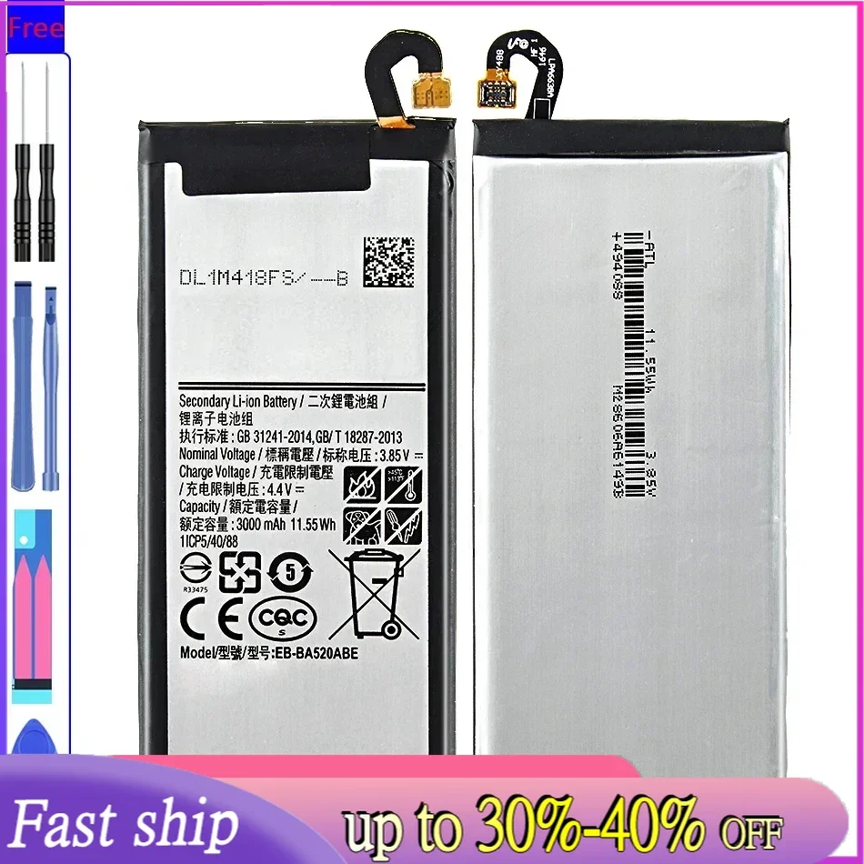 Battery EB-BA310ABE For Samsung Galaxy A3 A5 A6 A7 A8 A9 (2015 2016 2017 2018) SM A310 A500 A510 A520 A520F A310M A310Y SM-A310F