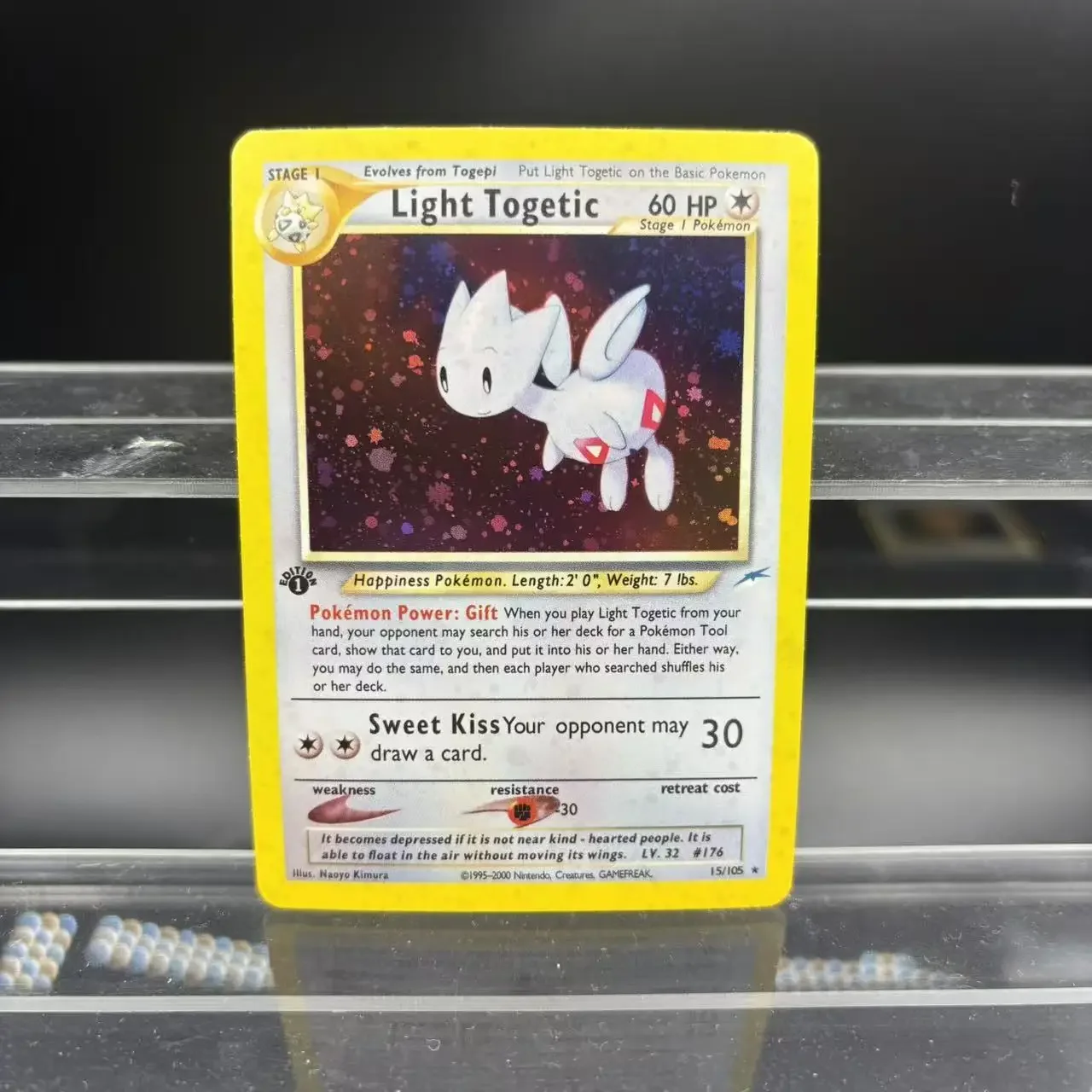 بطاقات جمع PTCG الطبعة الأولى Dark Gengar Espeon DIY EN بطاقة واحدة ذاتية الصنع لعبة كلاسيكية لعبة هدية بطاقة أنيمي