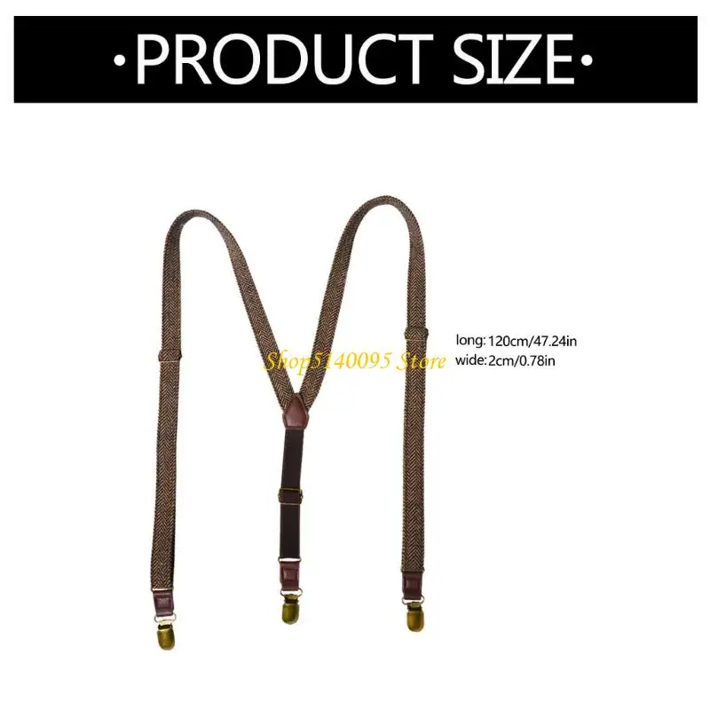 DXAE 3 مشابك للرجال حمالات حزام مطاطي بمشبك قابل للتعديل ومريح يناسب الملابس الرسمية