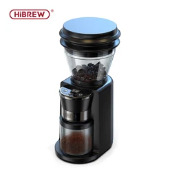 HiBREW Automatische braammolen Elektrische koffiemolen met 34 versnellingen voor espresso Amerikaanse koffie Giet over visuele bonenopslag G3