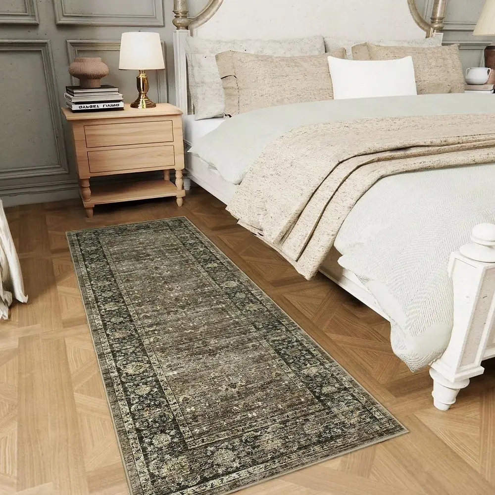 

Traditional Printed Carpets Washable Soft Foldable StainResistant NonSlip For Restaurants Bedrooms Offices Cafes Game Rooms And