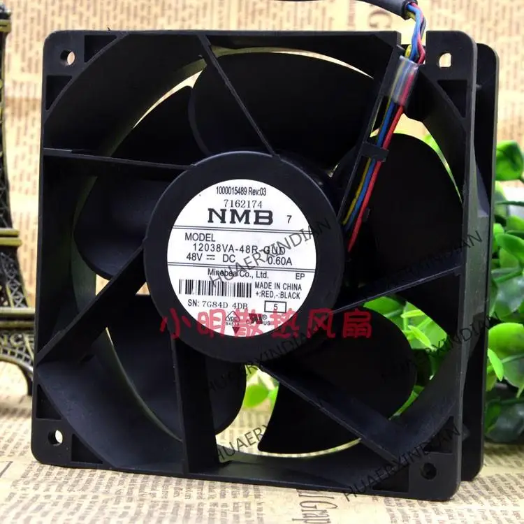 جديد 12038VA-48R-GUD 48V 0.60A 12038 12 سنتيمتر التبريد مروحة الجمعية عدة