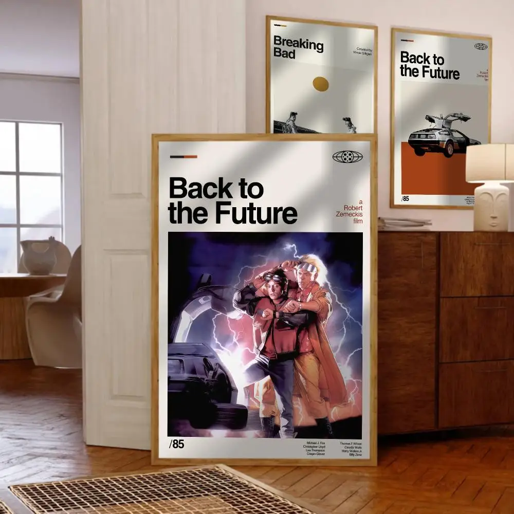 Classic Movie TV Show Friends Back To The Future Pulp Fiction The Godfather Poster Music Album Cover For Room Canvas Painting Pr