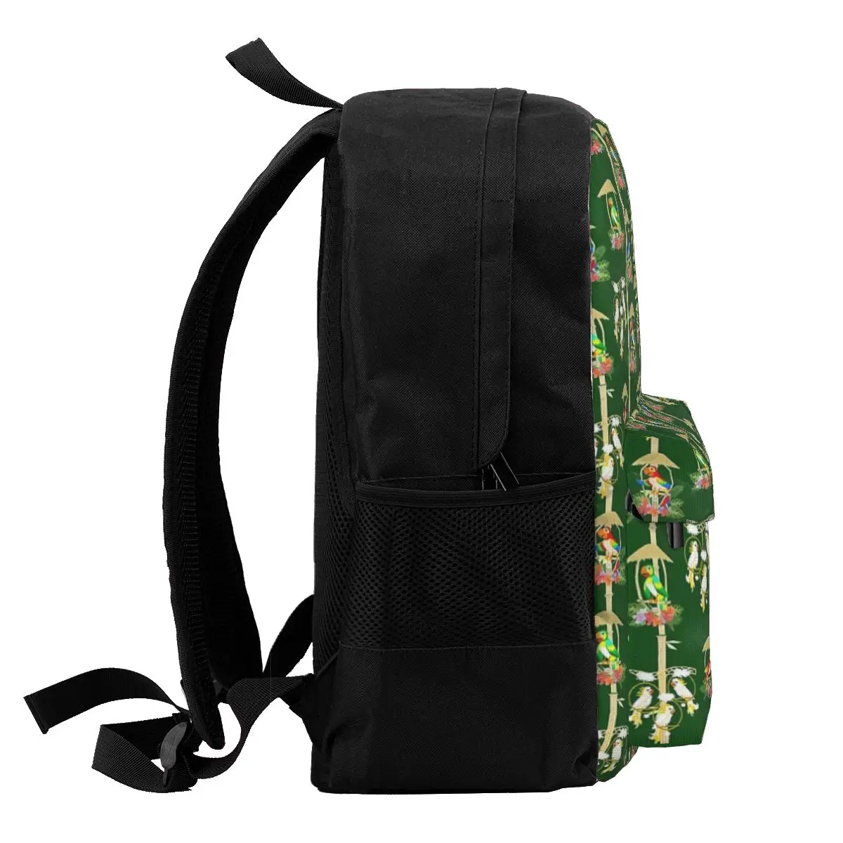 Mochilas Tiki Room Birds para meninos e meninas, mochilas escolares para estudantes, mochila infantil dos desenhos animados, bolsa de ombro