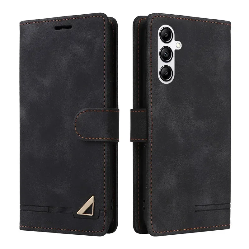 Leather Wallet Bag Phone Case For Samsung Galaxy A15 A05 A05S A14 4G A34 A54 5G A155F A156B A 15 Luxury Flip Cover Card Slot