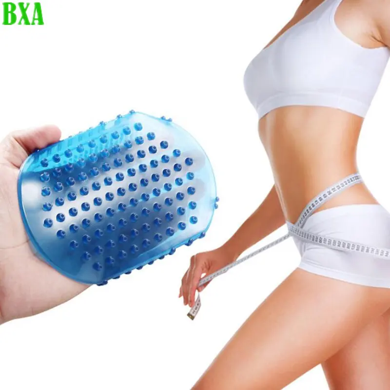 BXA Silicone Massage Scrub Gloves for Peeling Body Bath Brush Exfoliating Gloves Footbrush Double-Sided Massage Beauty Salon