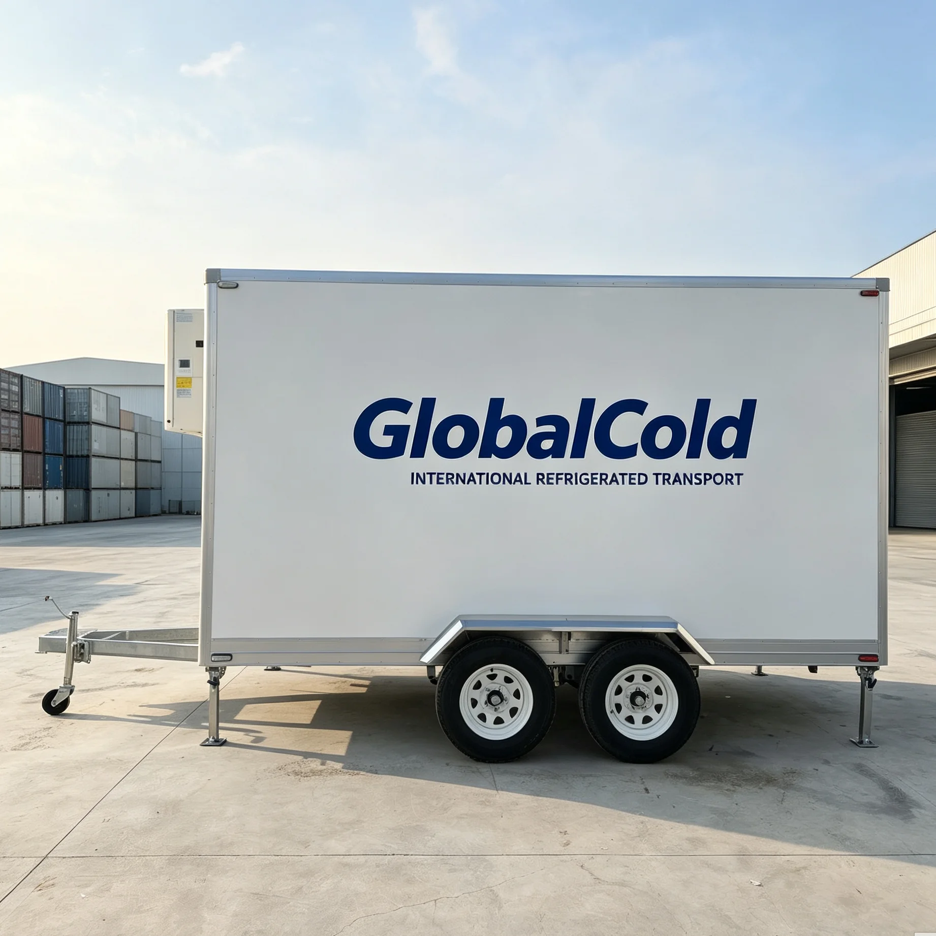 Mobile Refrigerated Freezer Trailer Cold Storage Solution for Food Meat Vegetable Frozen Product and Beverage Transport