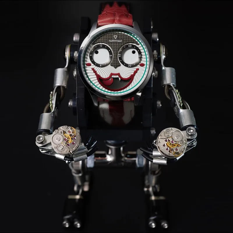 

2025 Russian Clown Watch Waterproof Quartz Funny Novelty Wristwatch for Men Women Unisex Creative Gift Christmas Cosplay Accesso