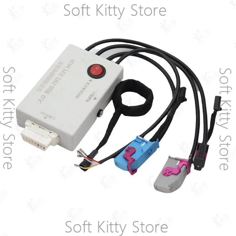 Upgraded MQB Cluster 12V-14V Power Cable Test Platform Instrument Panel Startup Repair Light Test Platform For  Audi