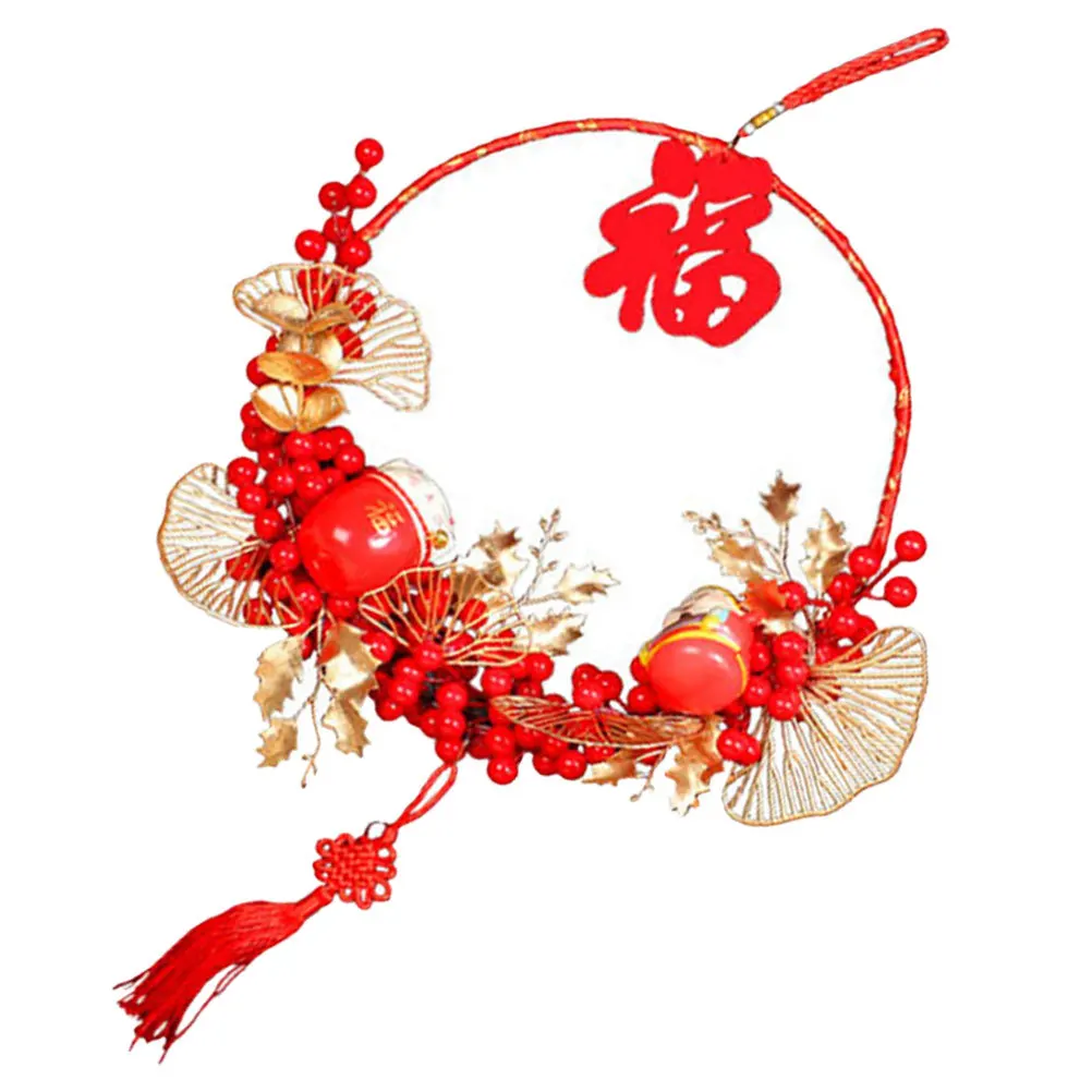 

Chinese New Year Pendant Lucky Hanging Ornament for Door Window Home Office Spring Festival Party Supply