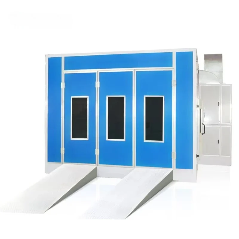 Energy-saving automotive paint booth, intelligent control system 10HP, 60dB, CE certified for automotive repair workshops