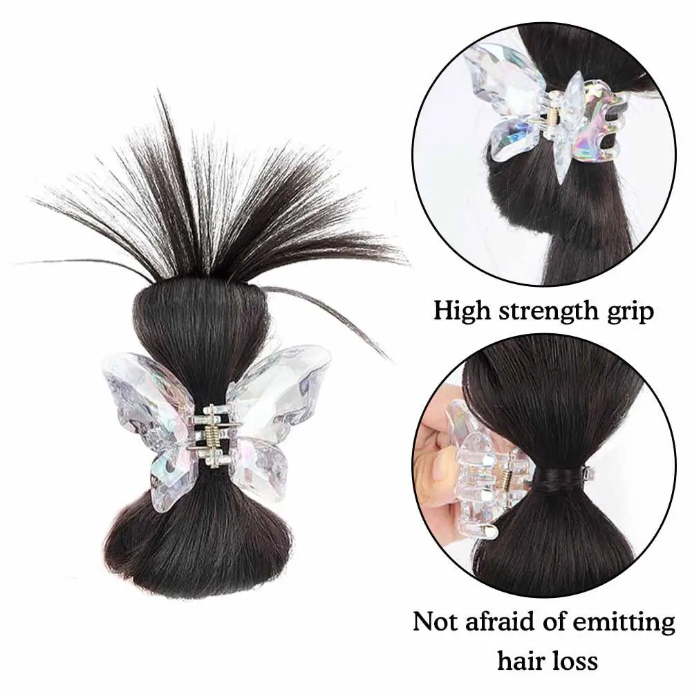 Synthetic Maruki Head Lazy Wind High Horse Tail Spicy Girl Chicken Nest Hair Grab Clip Wig Contract