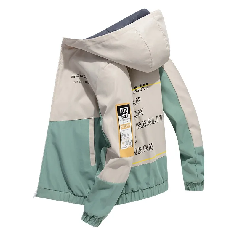 Spring Autumn 2024 Men\'s Jacket New Cyberpunk Print Casual Zip Jacket Functional Style Casual Work Jacket Fashion Sports Jacket