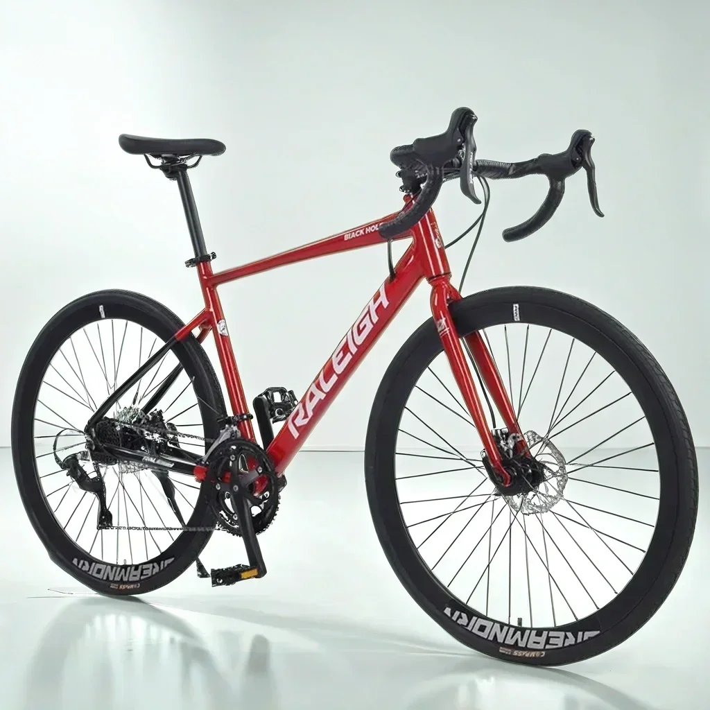 

700x32c Gravel Bike Aluminum Alloy 14/16/21 Speed Curved Handlebar Road Bicycle Aldult Mechanical Disc Brake Road Racing Bike