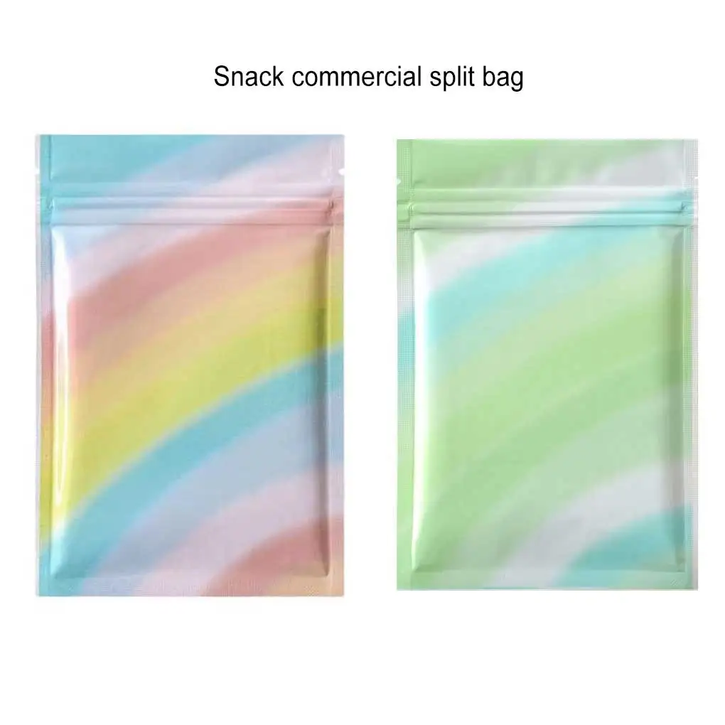 

100Pcs Ziplock Bag Sealable Lightweight Packaging Bags Pouch Dried Fruits