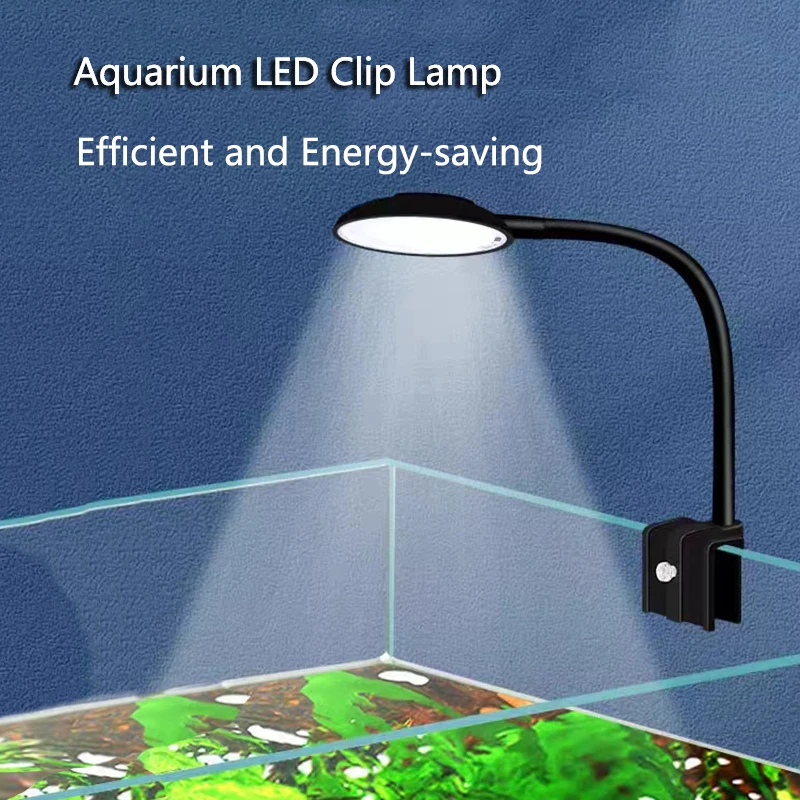 7w Aquarium Licht führte wasserdichte Aquarium Beleuchtung Unterwasser Fisch Lampe Aquarien Dekor Pflanze Lampe Mini Aquarium Licht