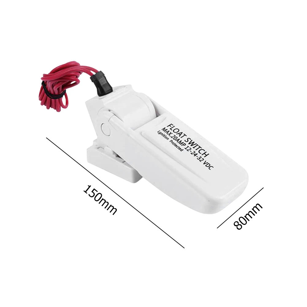 Interruptor de Control automático de bomba de sentina, interruptor de flotador de bomba de sentina automática sumergible de 1100GPH para accesorios de barcos marinos