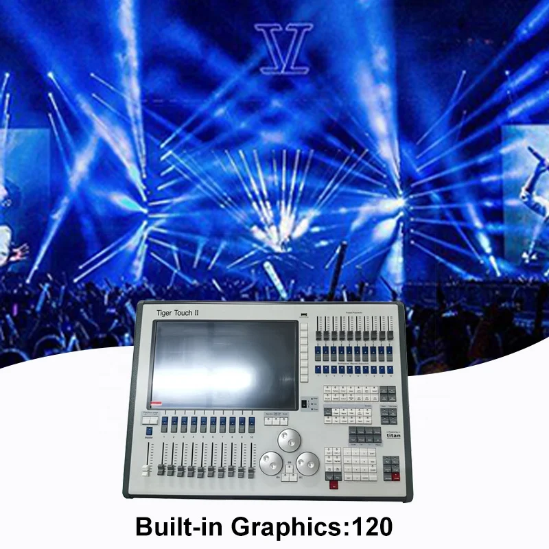 yyhc Grace Disco Party Stage Lighting Console Night Club Tiger Touch 2 DMX Controller