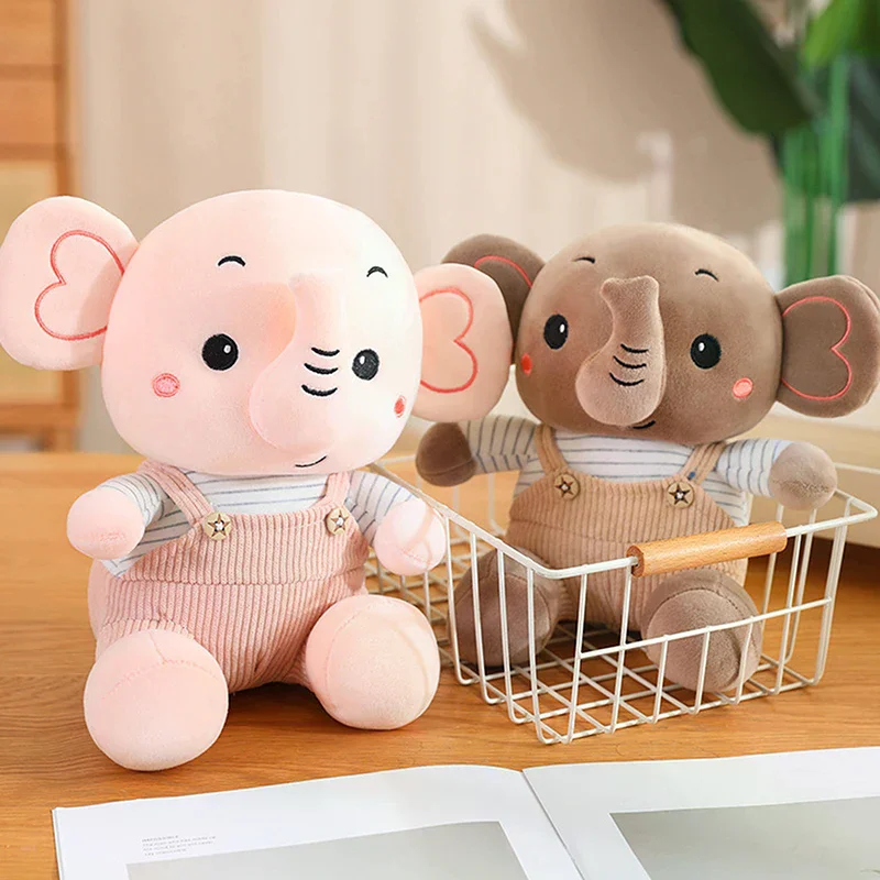 Affascinante peluche elefante; Bambola da lancio per bambini; Animale di peluche morbido; Pezzo decorativo perfetto per la casa; Eccellente regalo per i bambini