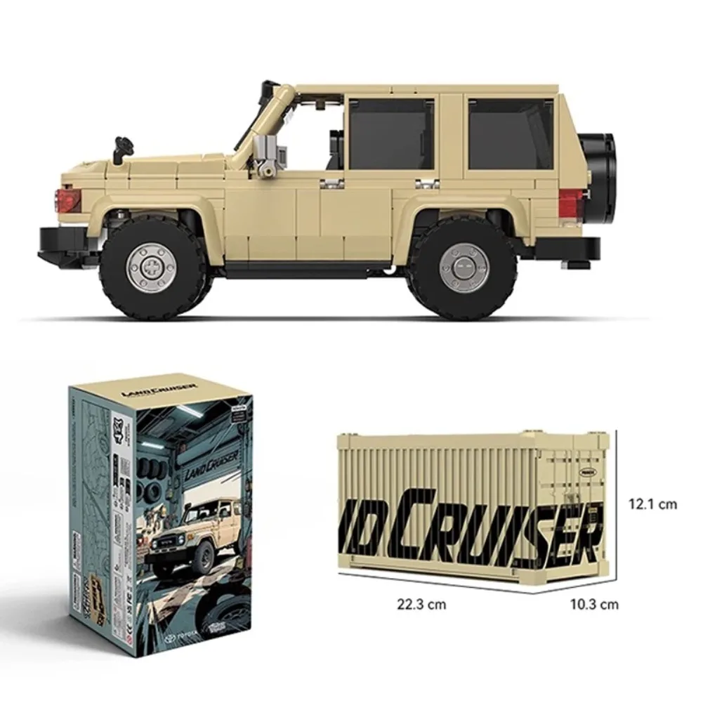 

PB8850 LC78 Land NO.Cruiser, строительный блок для внедорожников, 1:32, модель автомобиля, игрушка для взрослых и детей, сделай сам, образовательный собранный подарок