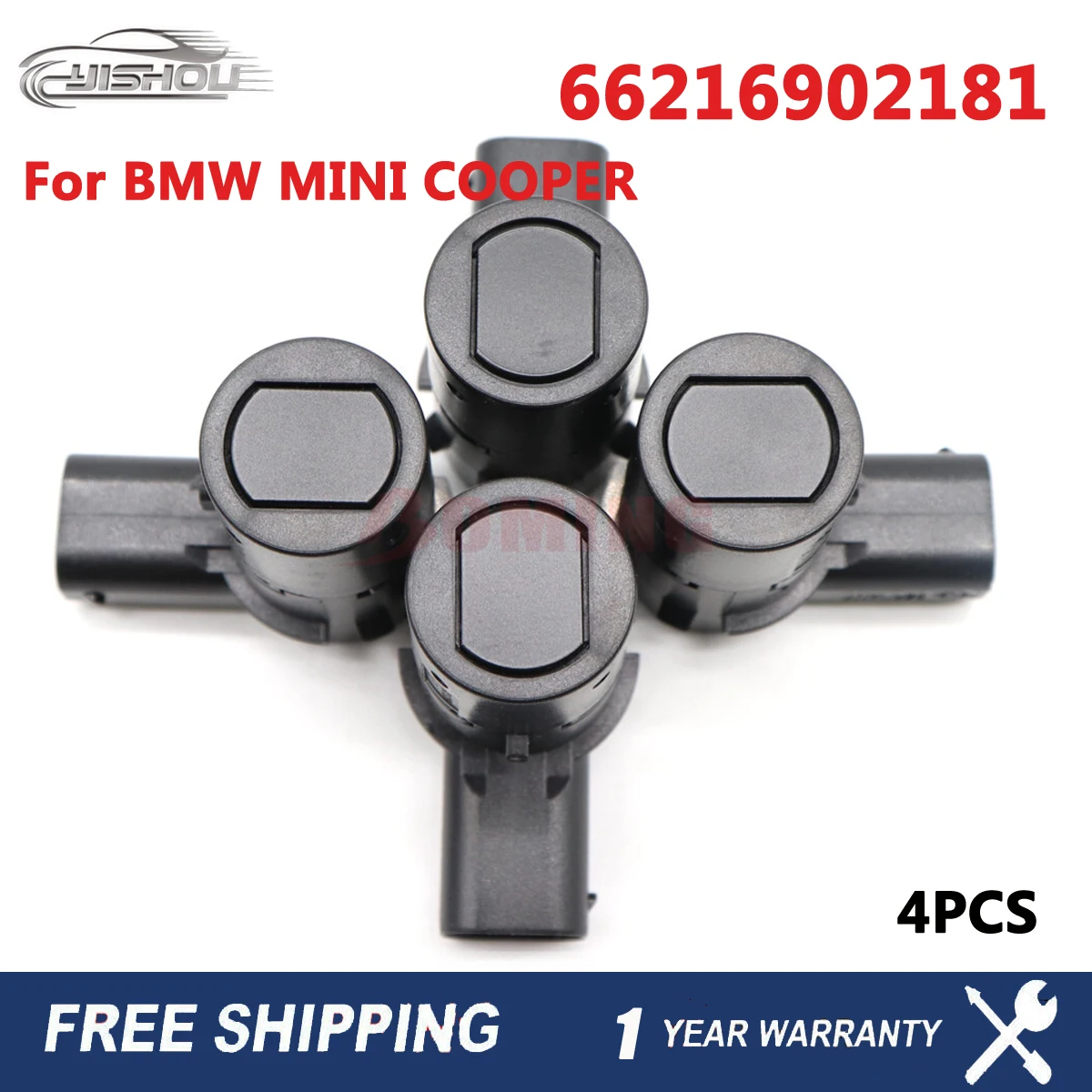 

4 шт. 66216902181 Автомобильный датчик парковки PDC для MINI COOPER BMW 525I 525XI 528I 528XI 530I 535XI 540I 550I 650I M5 M6 X3 X5 Z4