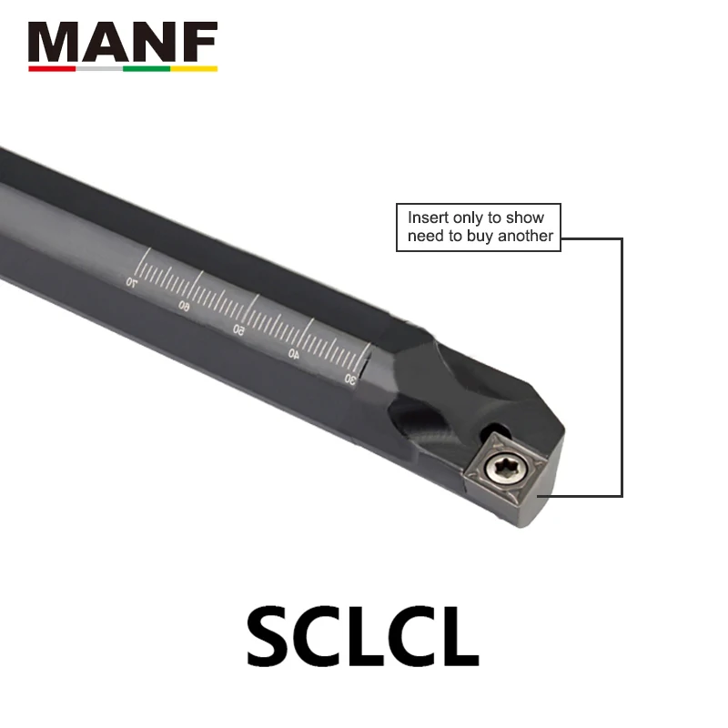 MANF Turning Tool SCLCR S10K-SCLCR06 Internal Lathe Boring Bar Tungsten Carbide Tools For CCMT06 CCMT09 Turning Inserts