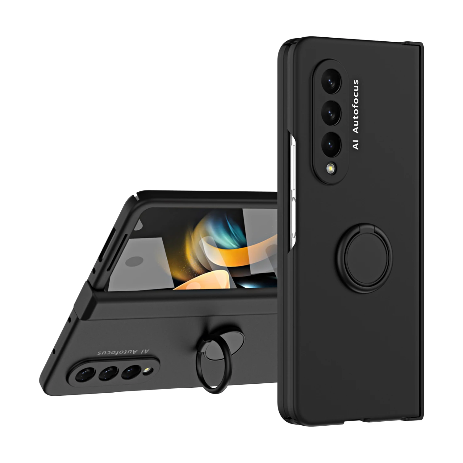 

Оригинальный чехол Macaron для Samsung Galaxy Z Fold 5, 4, 3, 2, 5G, магнитный кронштейн, защитный шарнир с закаленной пленкой, крышка