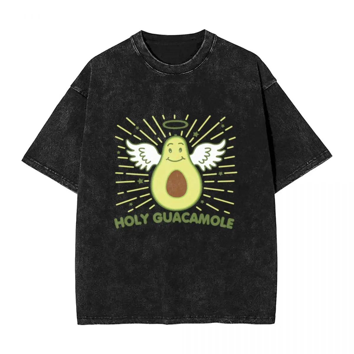 Holy Guacamole Classic Comfort Camisetas vintage de gran tamaño