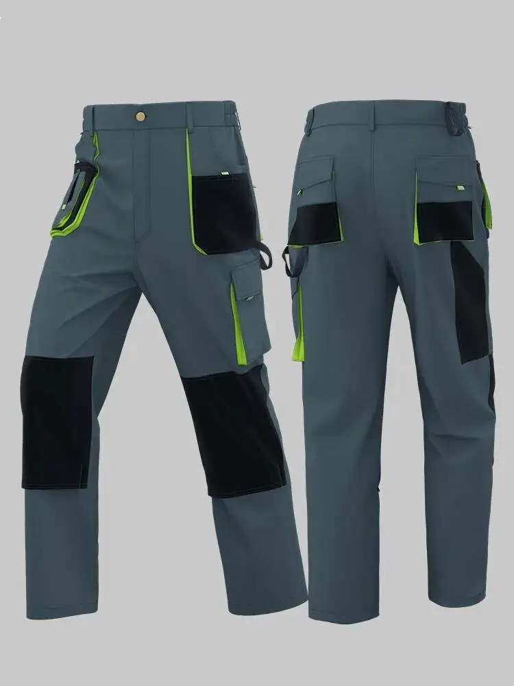 

Мужская рабочая одежда-карго с несколькими карманами, большие размеры, садовая одежда, износостойкая рабочая одежда, брюки, комбинезоны, уличные походные брюки