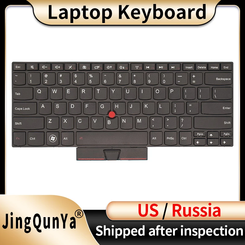 

US/Russian Laptop Keyboard For Lenovo IBM ThinkPad Edge E40 E14 E50 E15 Keyboard Teclado 60Y9669 60Y9597 60Y9633 Replacement