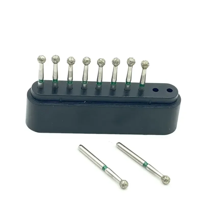 BR-30C Round Head Dental Diamond Burs for High Speed Handpiece Dental High Speed Burs Dentist Polish Tool 10pcs/set