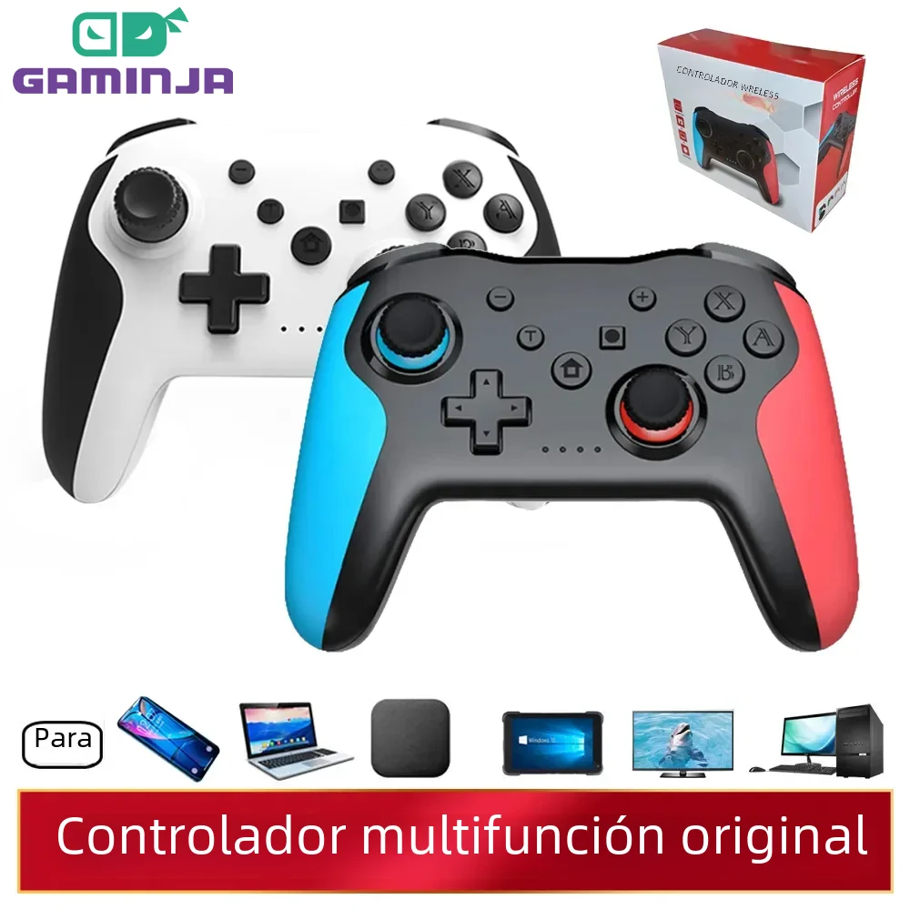 Nintendo Switch PS3 GAMINJA Original controlador inalámbrico BT para Nintendo Switch
